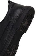 Male Black Lace-Up Leather Casual Shoes | Derimod