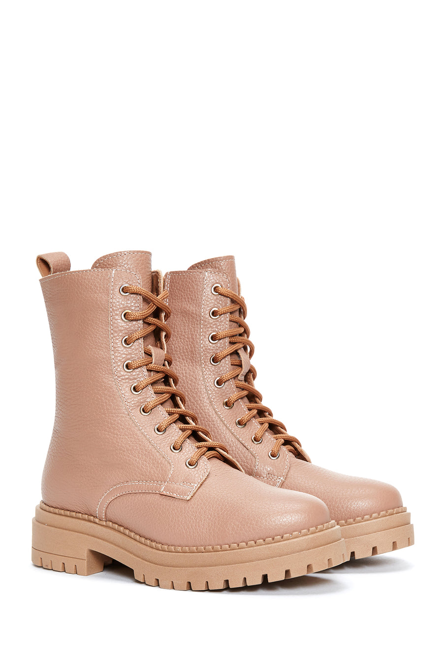 Women's Powder Leather Boots