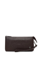 Men's Brown Leather Handbag | Derimod