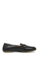 Geox Kadın Siyah Palmaria Deri Loafer | Derimod