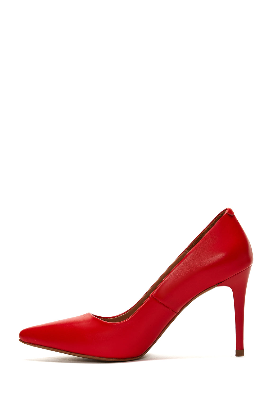 Kadın Kırmızı Deri Stiletto