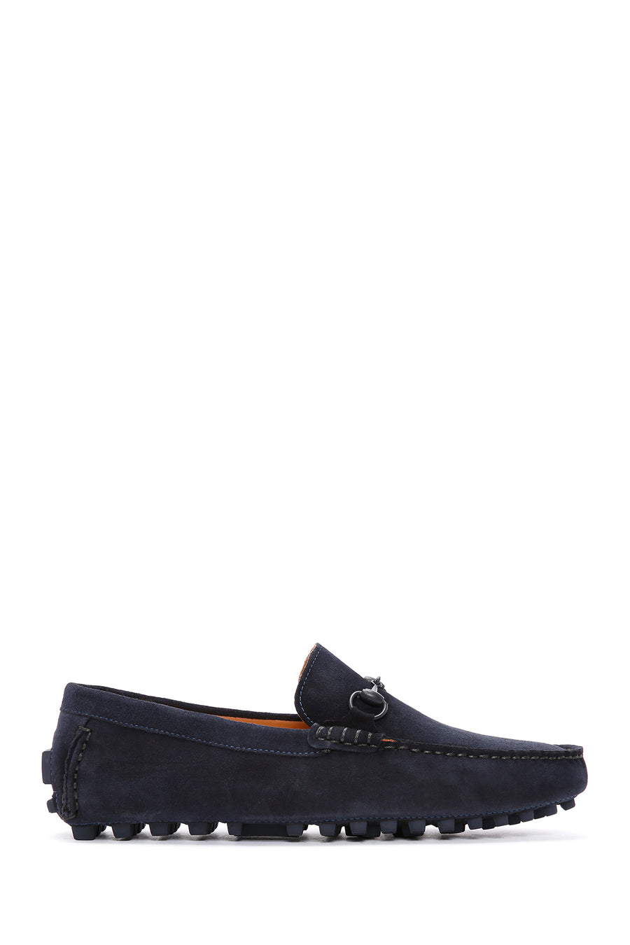 Erkek Lacivert Süet Deri Loafer 25SFD630810 | Derimod