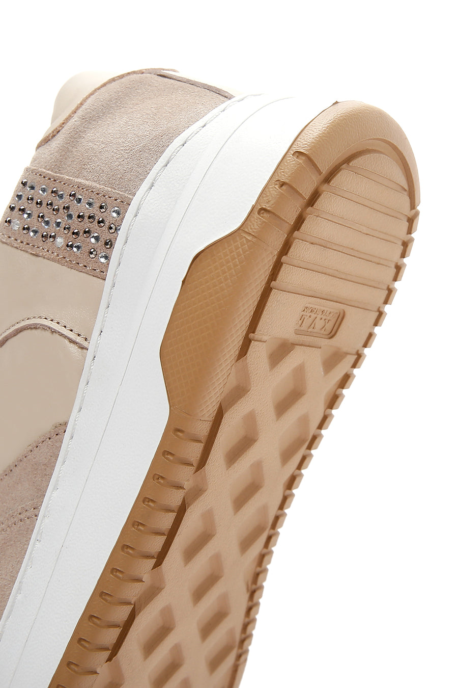 Women's Beige Suede Leather Detailed Sneaker