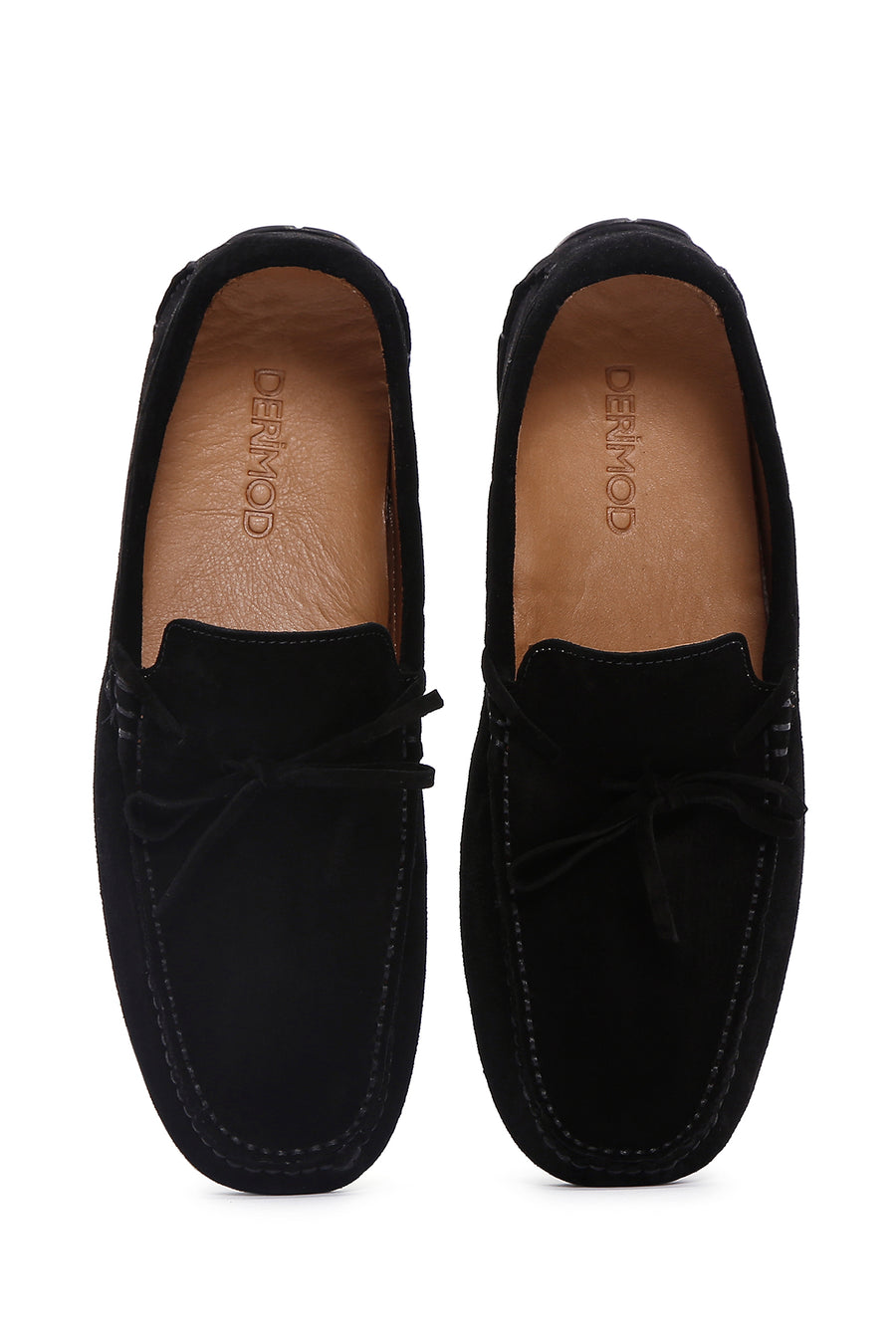 Men's Black Suede Leather Loafer