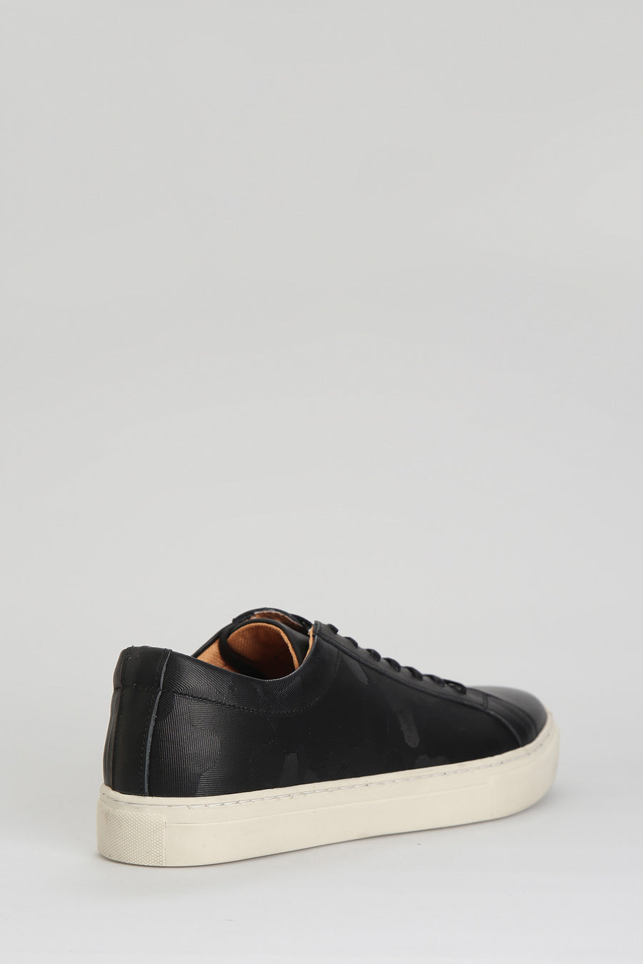 Camouflage Pattern Men's Leather Sneaker