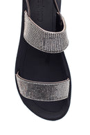 Women's Black Stone Sandals | Derimod