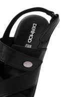 Women's Black Comfort Sandals | Derimod