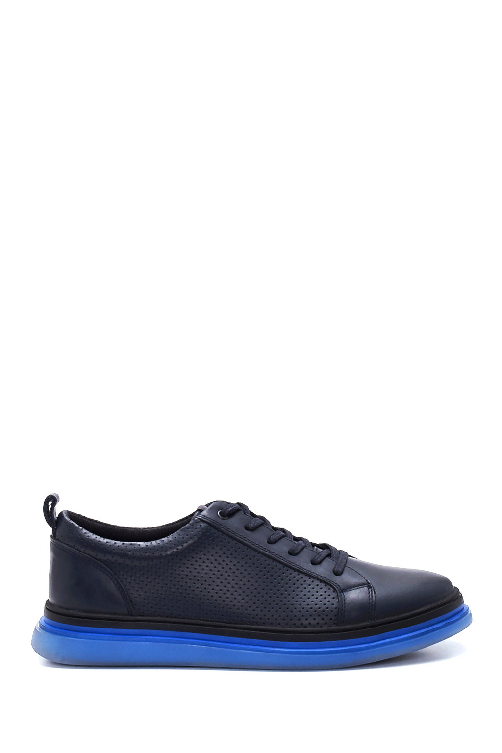 Erkek Deri Delikli Sneaker