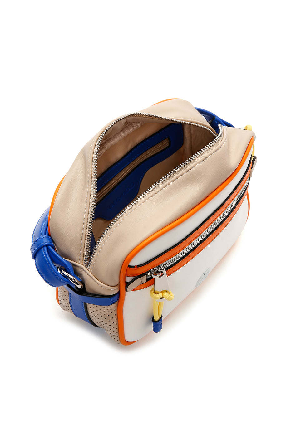 Women's White Long Strap Crossbody Bag