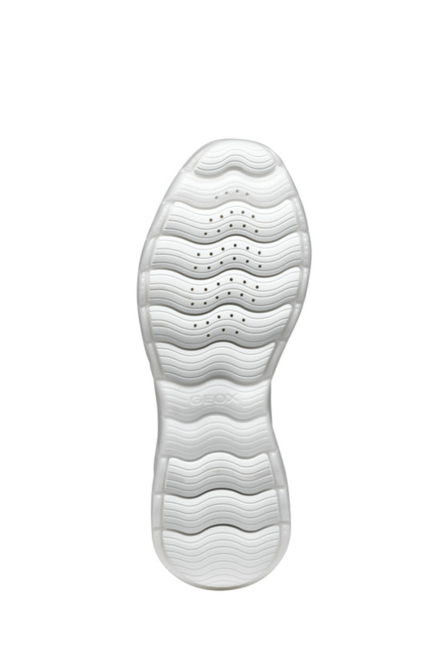 Geox Women's White D Xtors D - Mesh + Geobuck Lace-Up Chunky Sole Sneakers