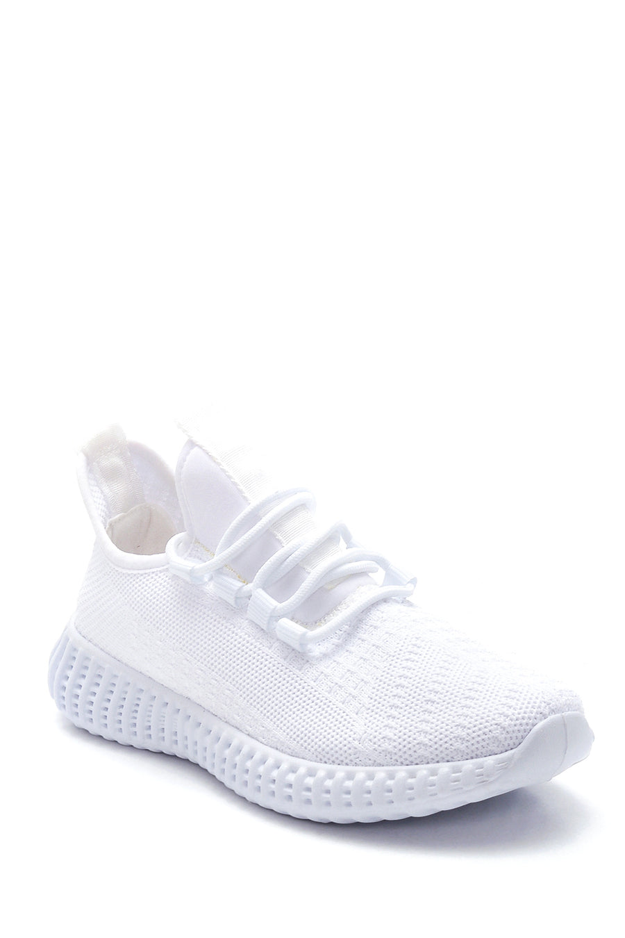 Kadın Beyaz Desenli Sneaker