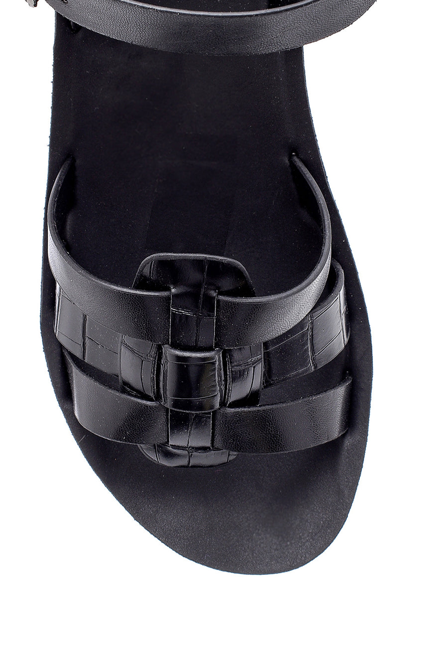 Women's Crocodile Patterned Sandals