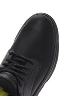 Skechers Erkek Siyah Gervin Deri Sneaker | Derimod