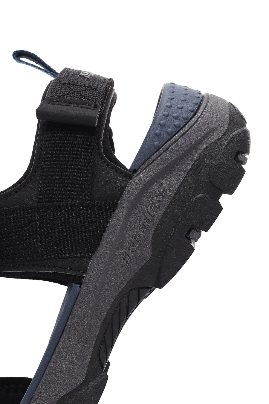 Skechers Erkek Siyah Tresmen - Ryer Kumaş Sandalet