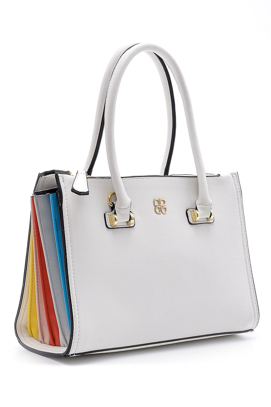Women's Casual Shoulder Bag with Color Detail