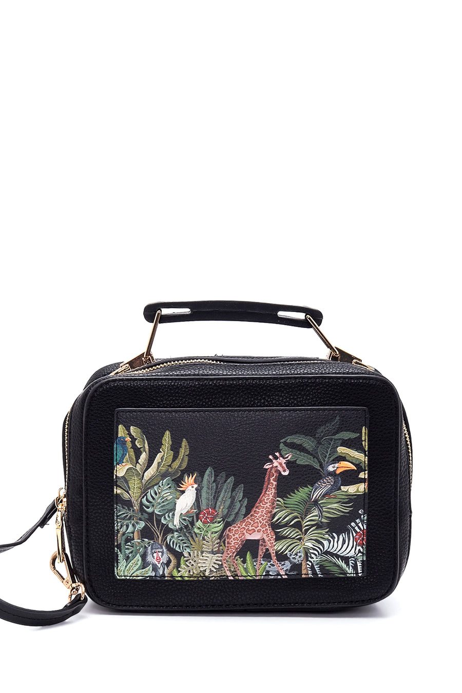 Women's Black Faux Leather Handbag 20SBD264826 | Derimod