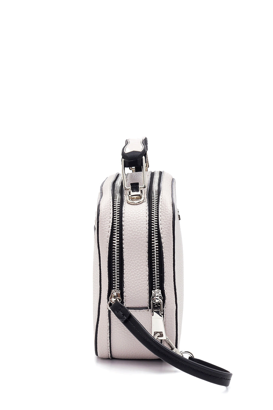 Women's Gray Synthetic Leather Shoulder Bag