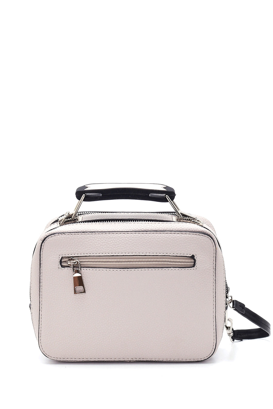 Women's Gray Synthetic Leather Shoulder Bag