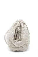 Women's Knitted Detailed Casual Shoulder Bag | Derimod