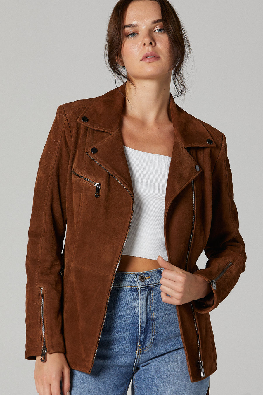 Mayfair Women's Suede Leather Jacket