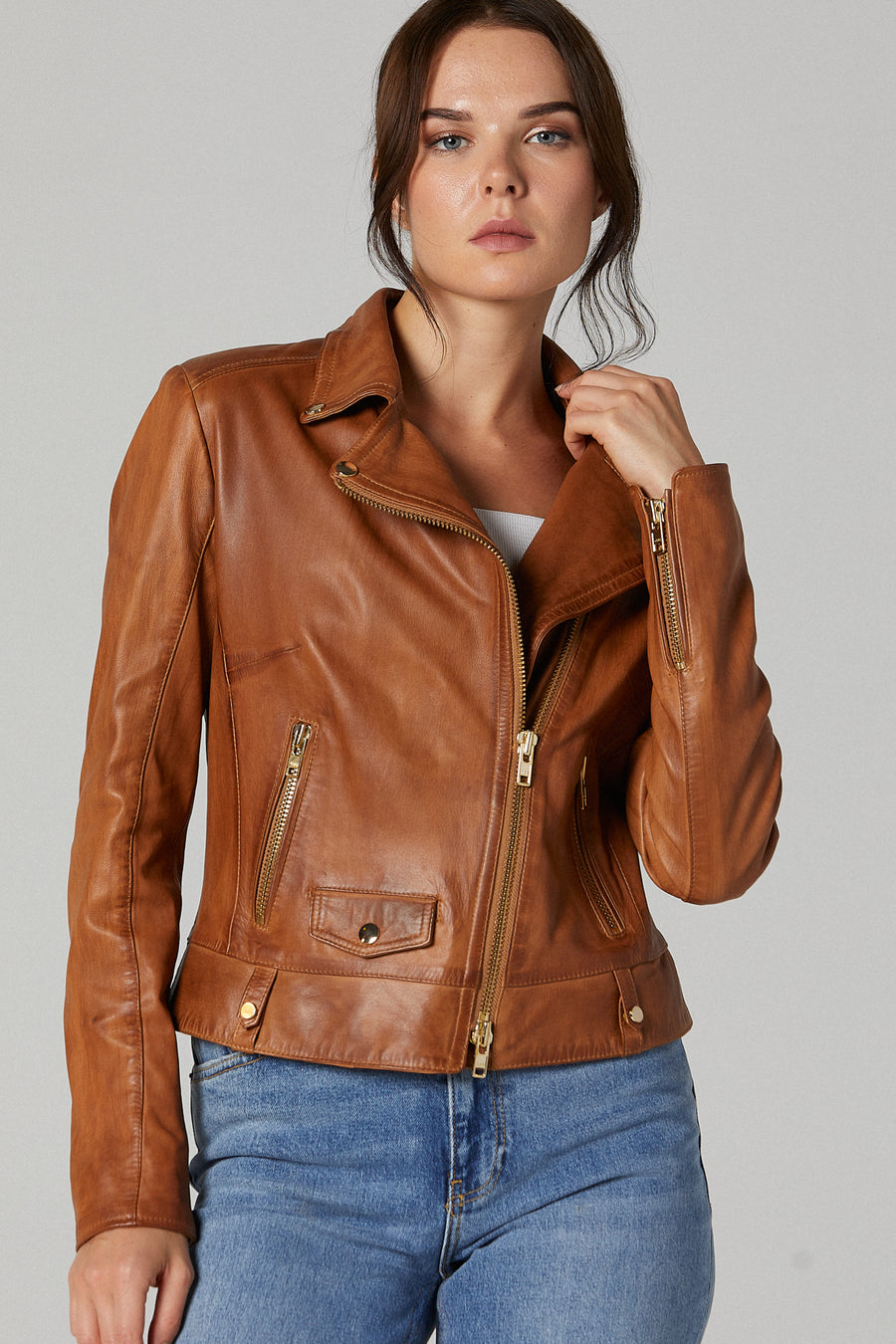 Roxana Women's Leather Jacket