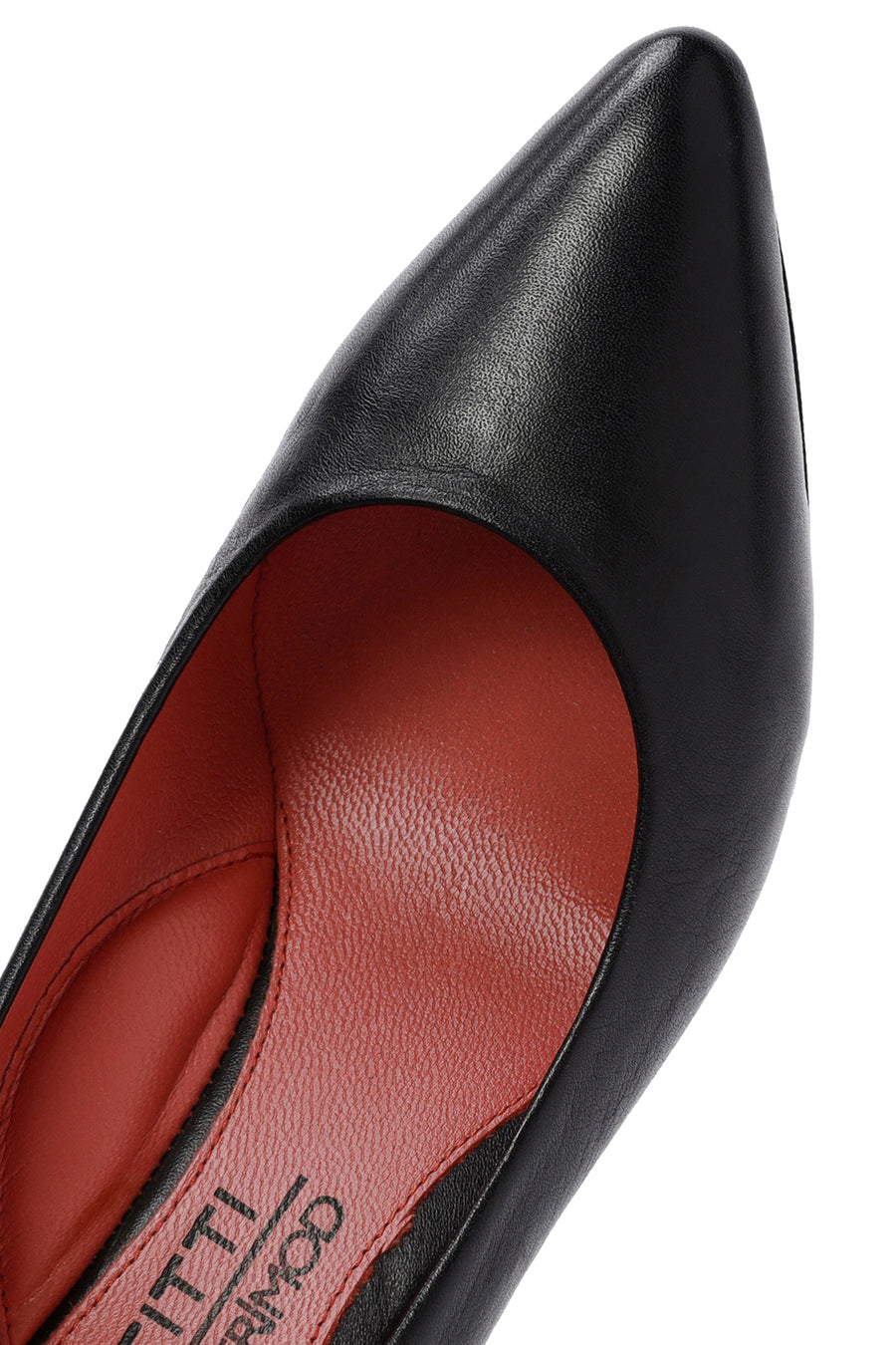 Derimod Gritti Women's Black Thick Heeled Leather Shoes
