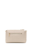 Woman Cream Printed Long-Strap Crossbody Bag | Derimod