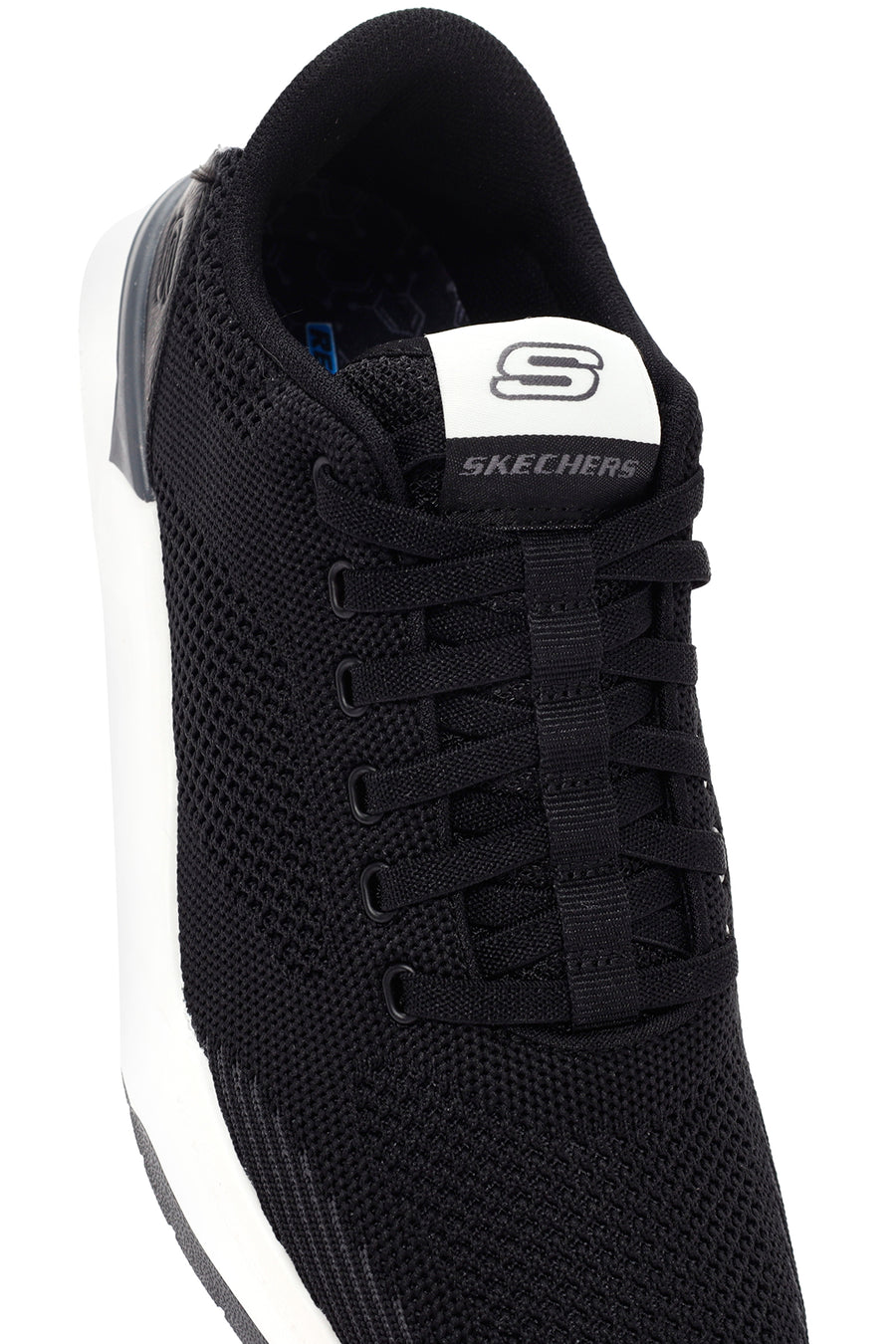 Skechers Men's Black Corliss - Dorset Lace-Up Sneaker