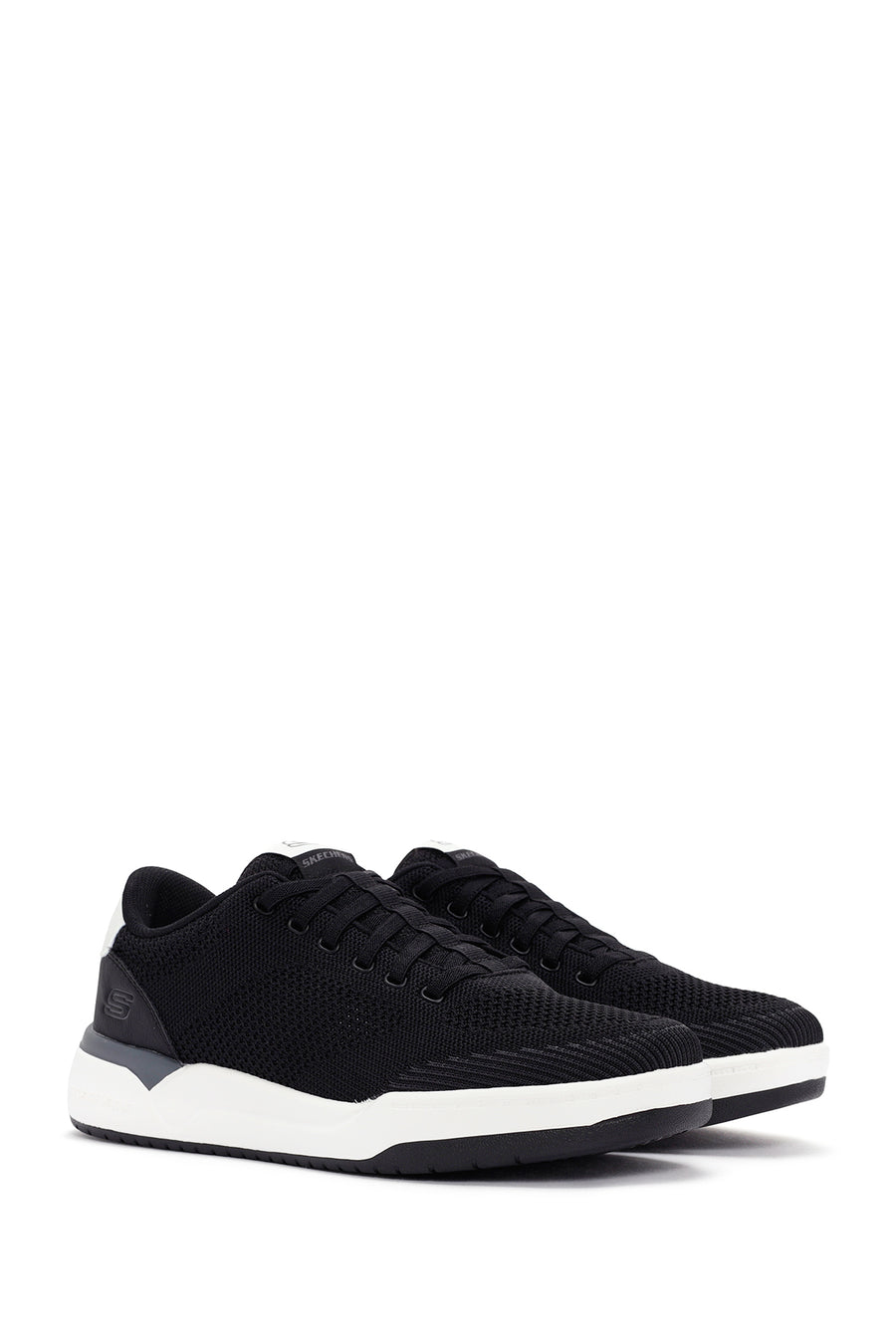 Skechers Men's Black Corliss - Dorset Lace-Up Sneaker