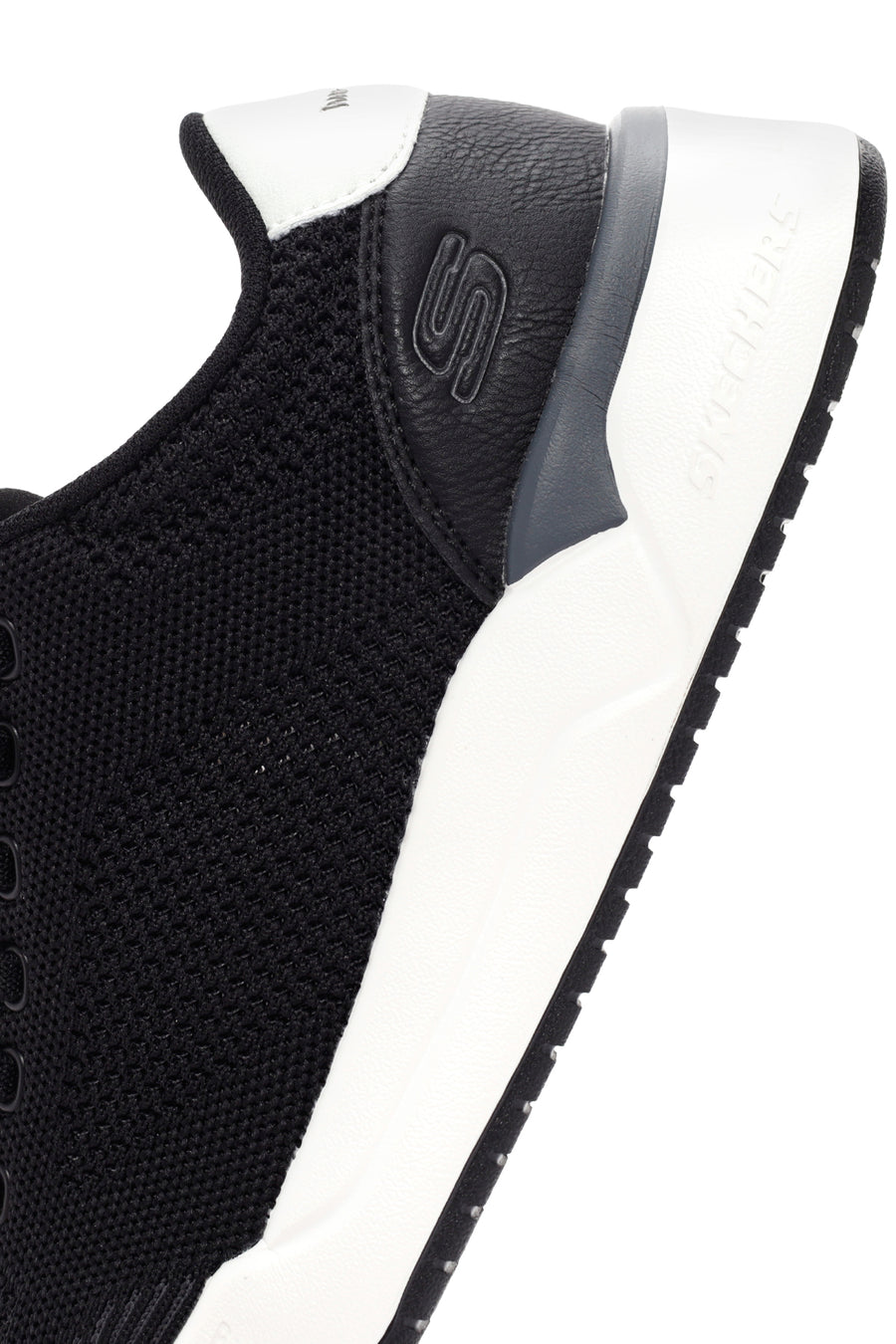 Skechers Men's Black Corliss - Dorset Lace-Up Sneaker