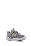 Skechers Erkek Gri Slade Bağcıklı Kalın Tabanlı Kumaş Sneaker | Derimod