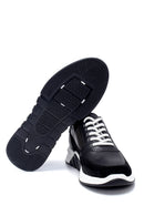 Erkek Süet Detaylı Deri Sneaker | Derimod