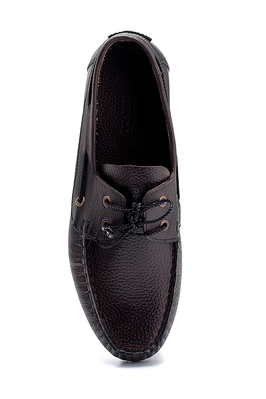 Men's Leather Lacing Detailed Casual Shoes