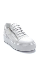 Erkek Deri Fermuar Detaylı Sneaker | Derimod