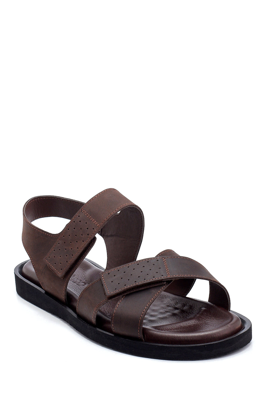 Erkek Nubuk Bantlı Sandalet