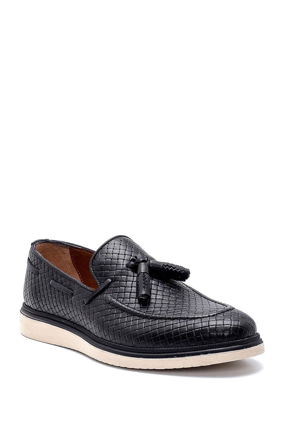 Men's Leather Printed Casual Loafer
