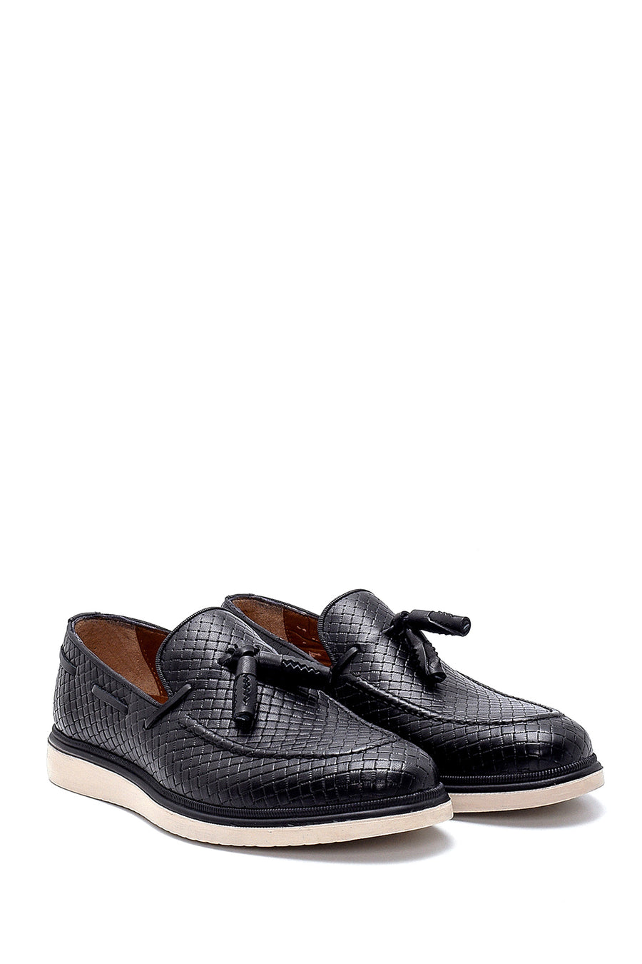 Men's Leather Printed Casual Loafer