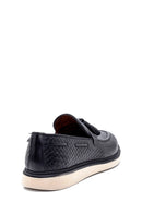 Men's Leather Printed Casual Loafer | Derimod