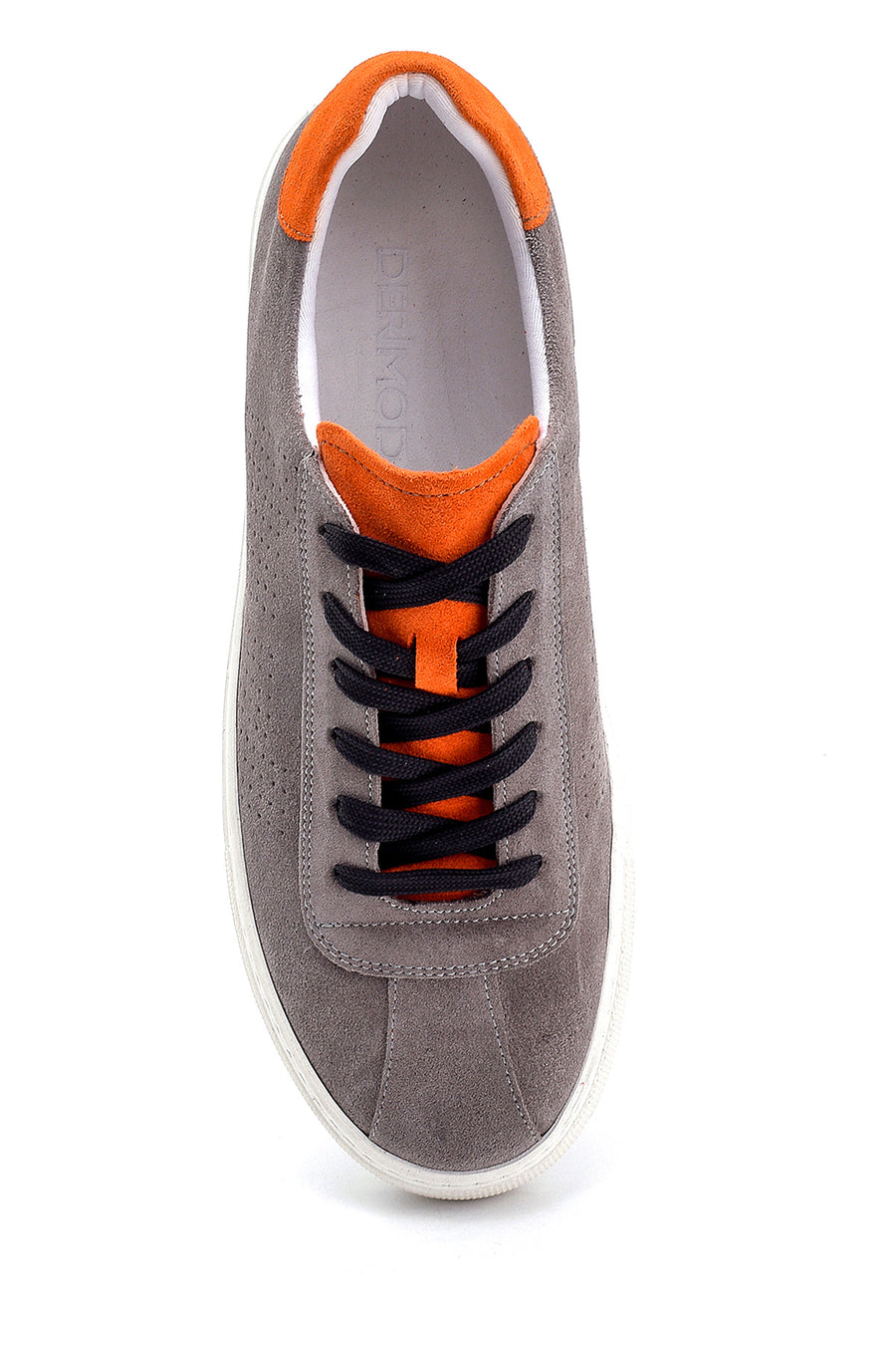 Erkek Deri Süet Detaylı Sneaker