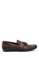 Men's Leather Printed Loafer | Derimod