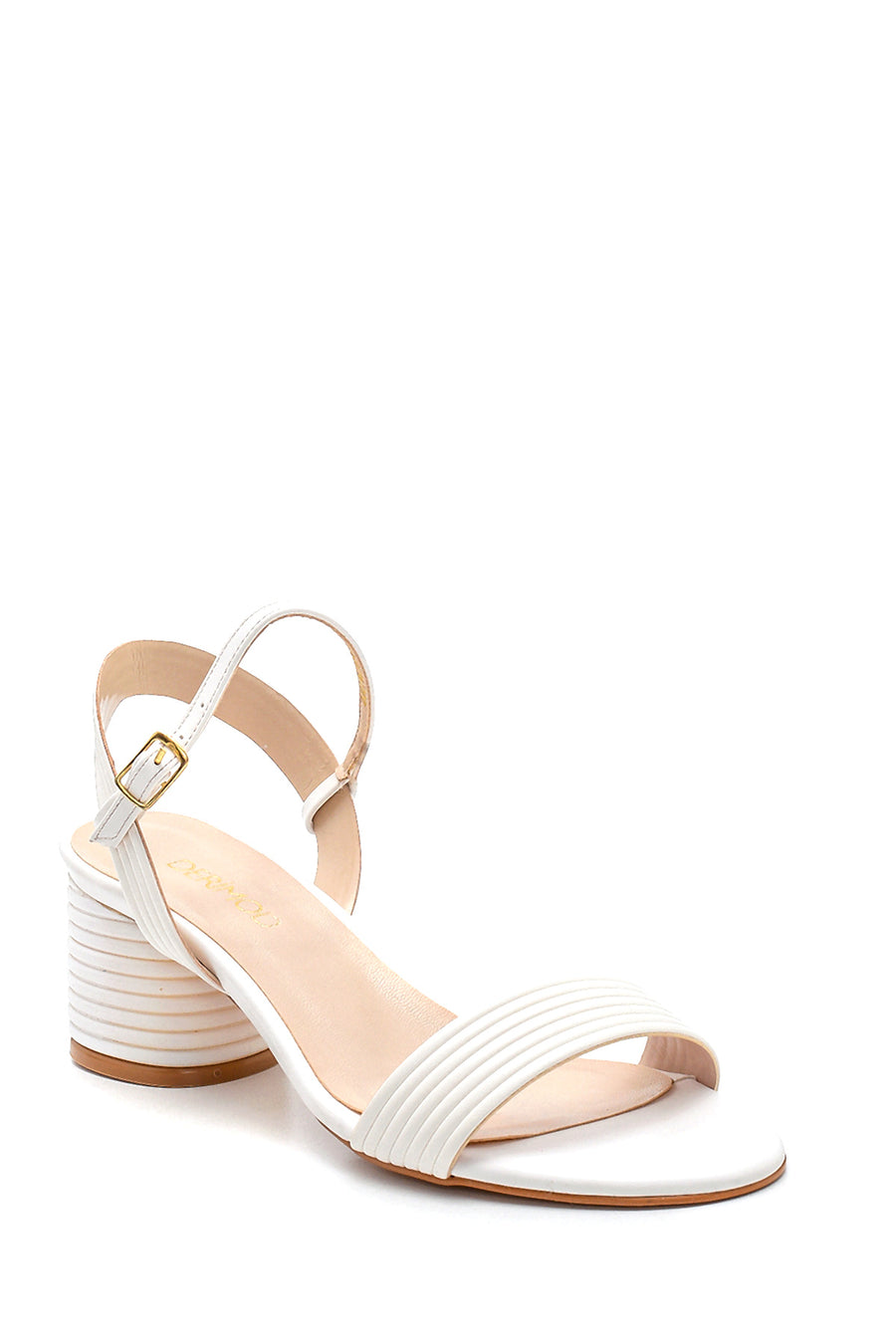 Women's Silver Synthetic Leather Slippers