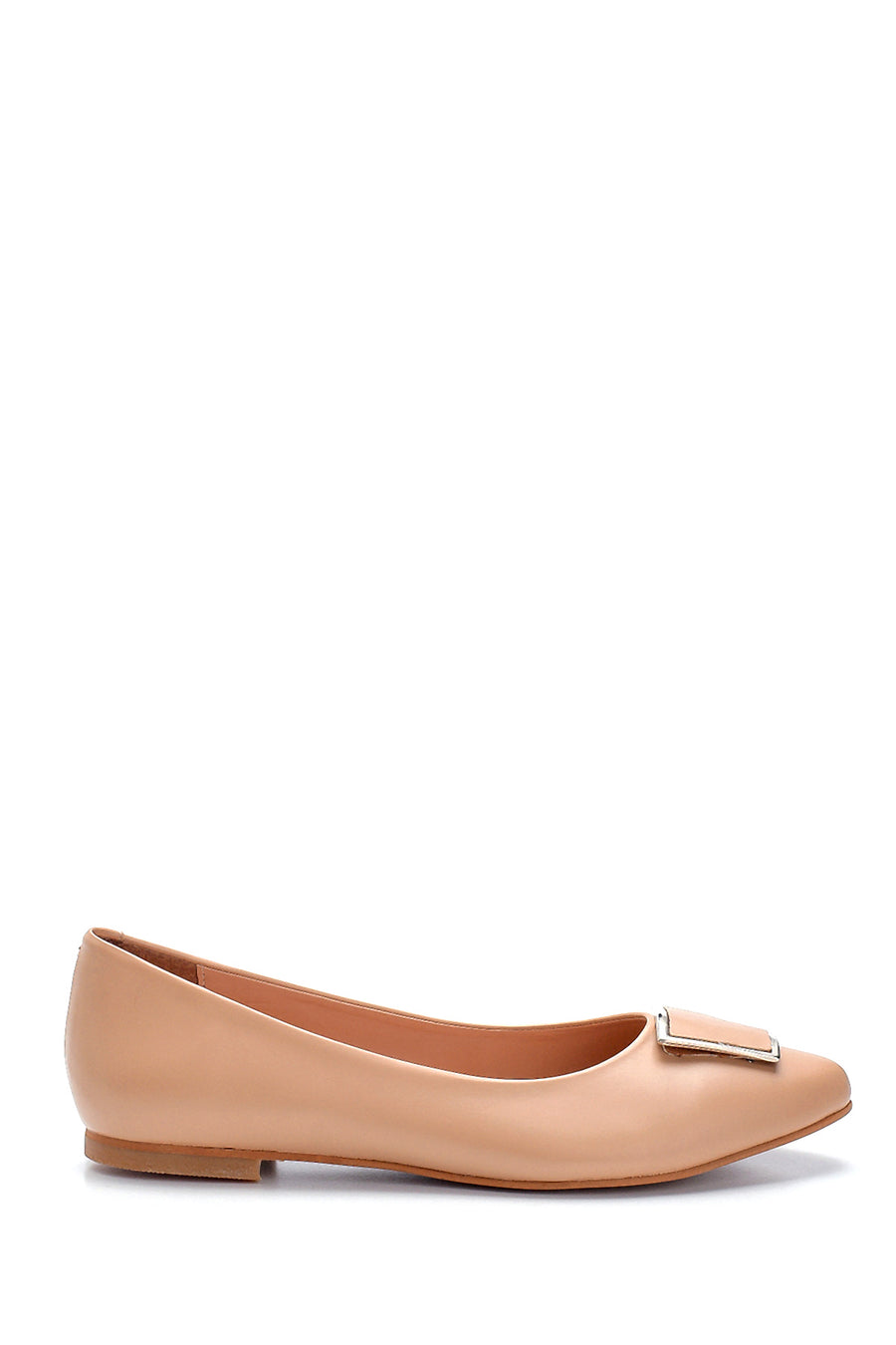 Women's Ballerinas with Buckle Detail 21SFE402218 | Derimod