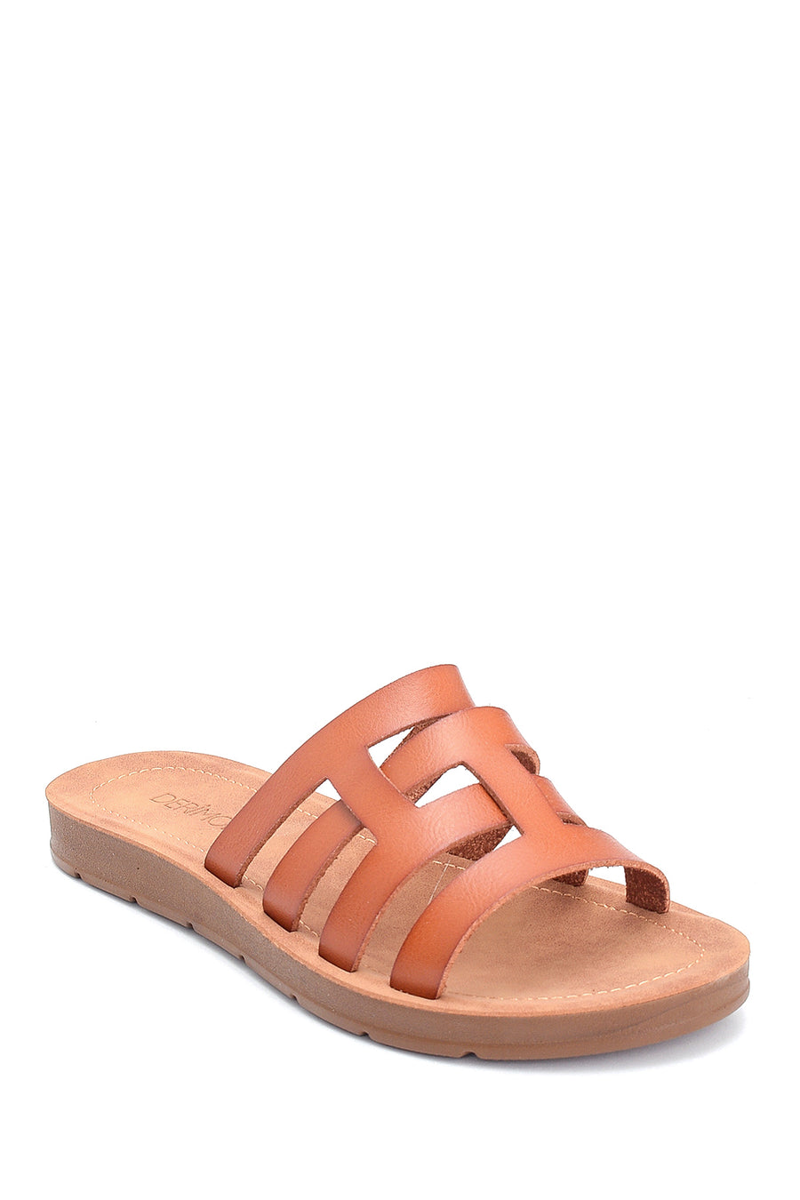 Kadın Camel Casual Düz Terlik