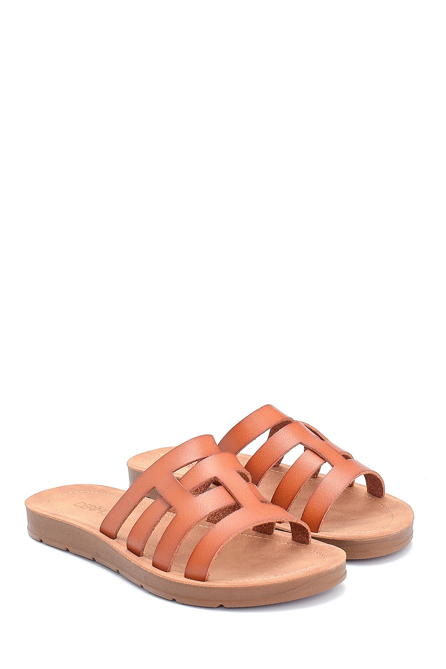 Kadın Camel Casual Düz Terlik