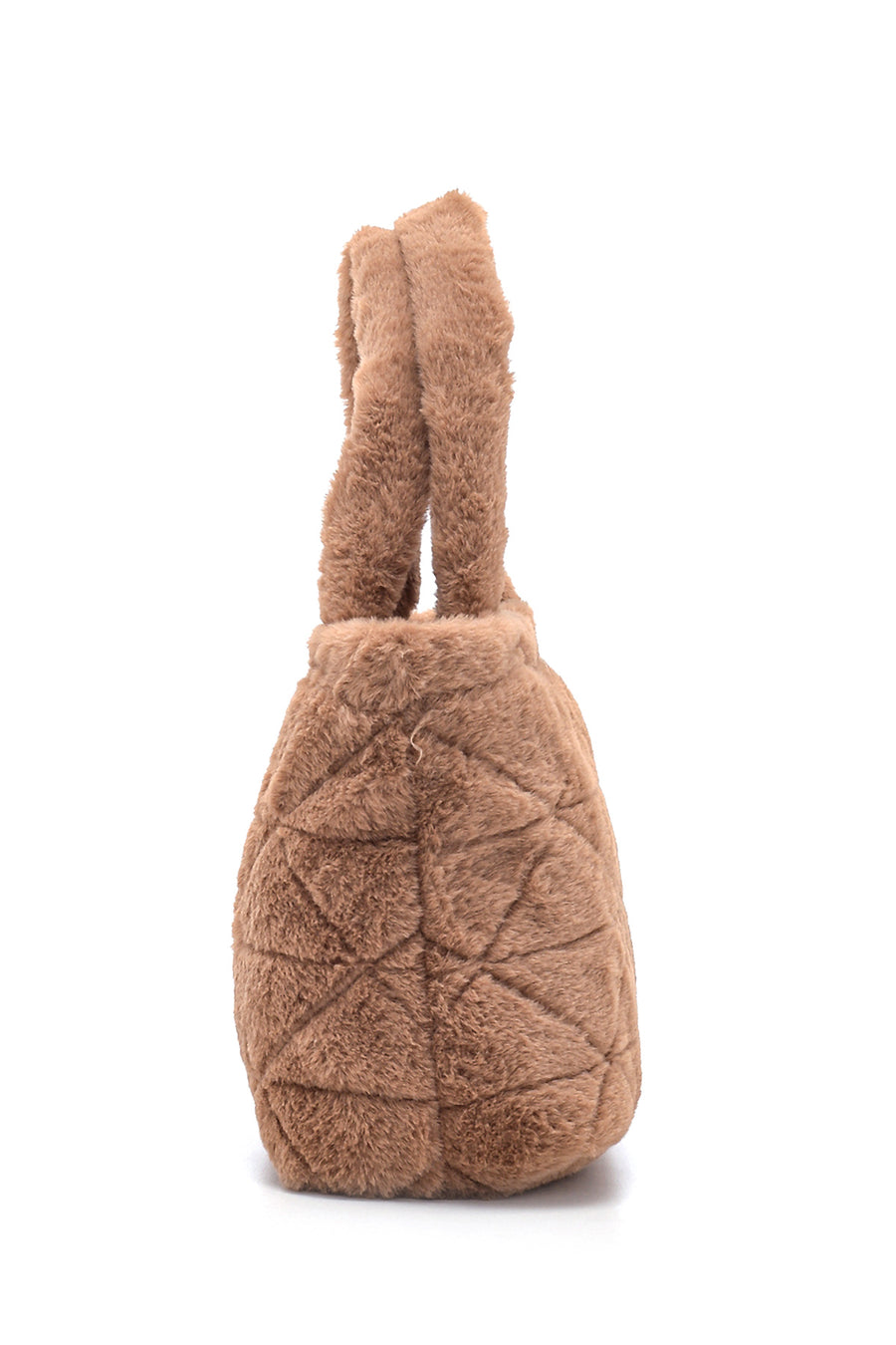 Kadın Camel Peluş El Çantası