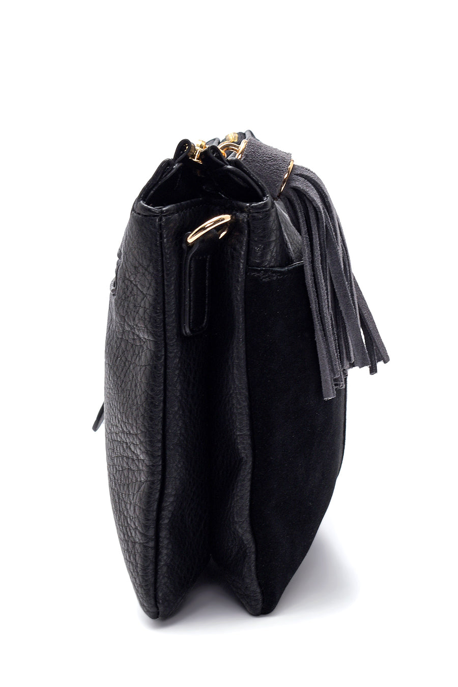 Women's Suede Detailed Crossbody Bag