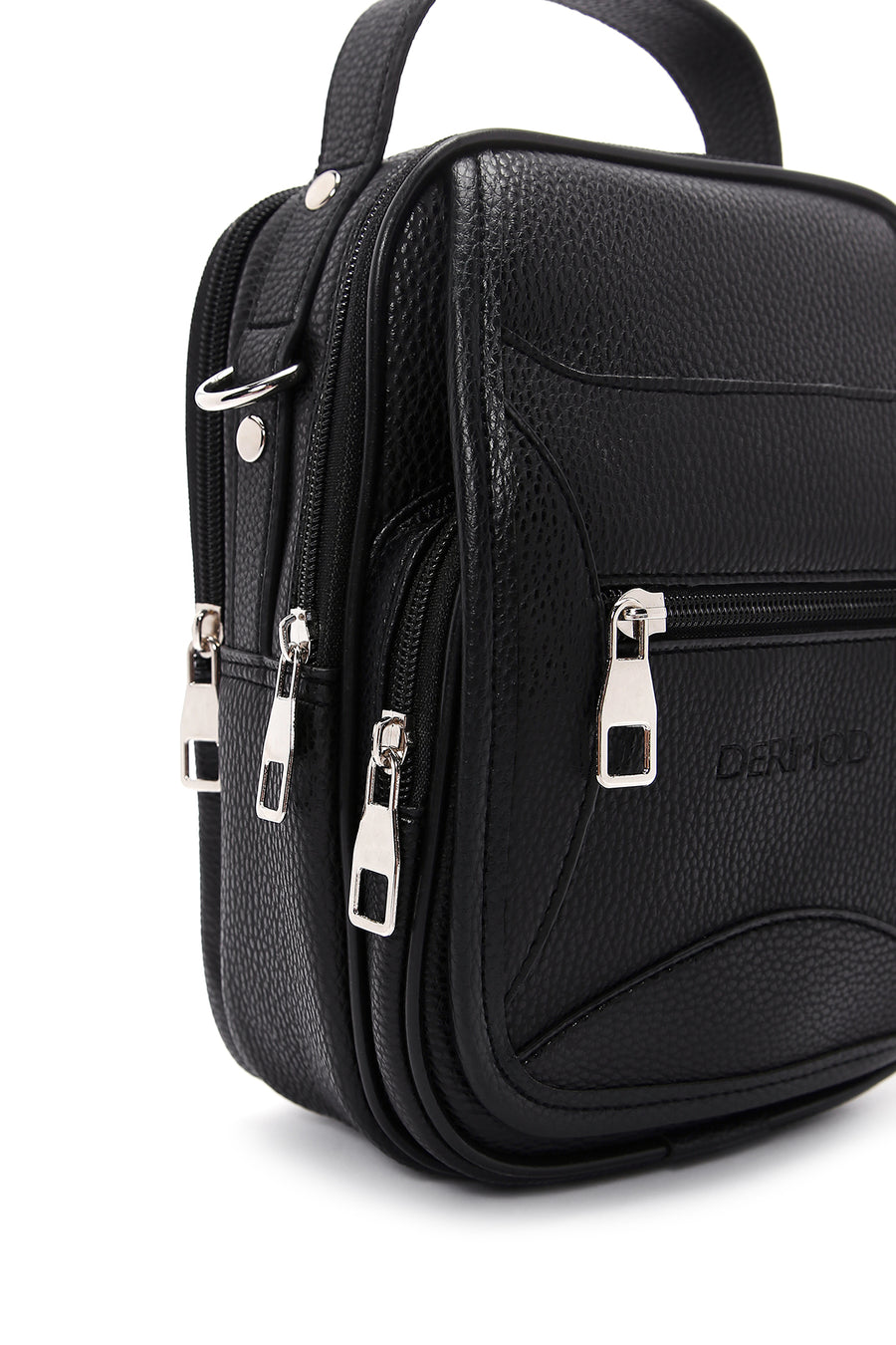 Men's Black Crossbody Bag