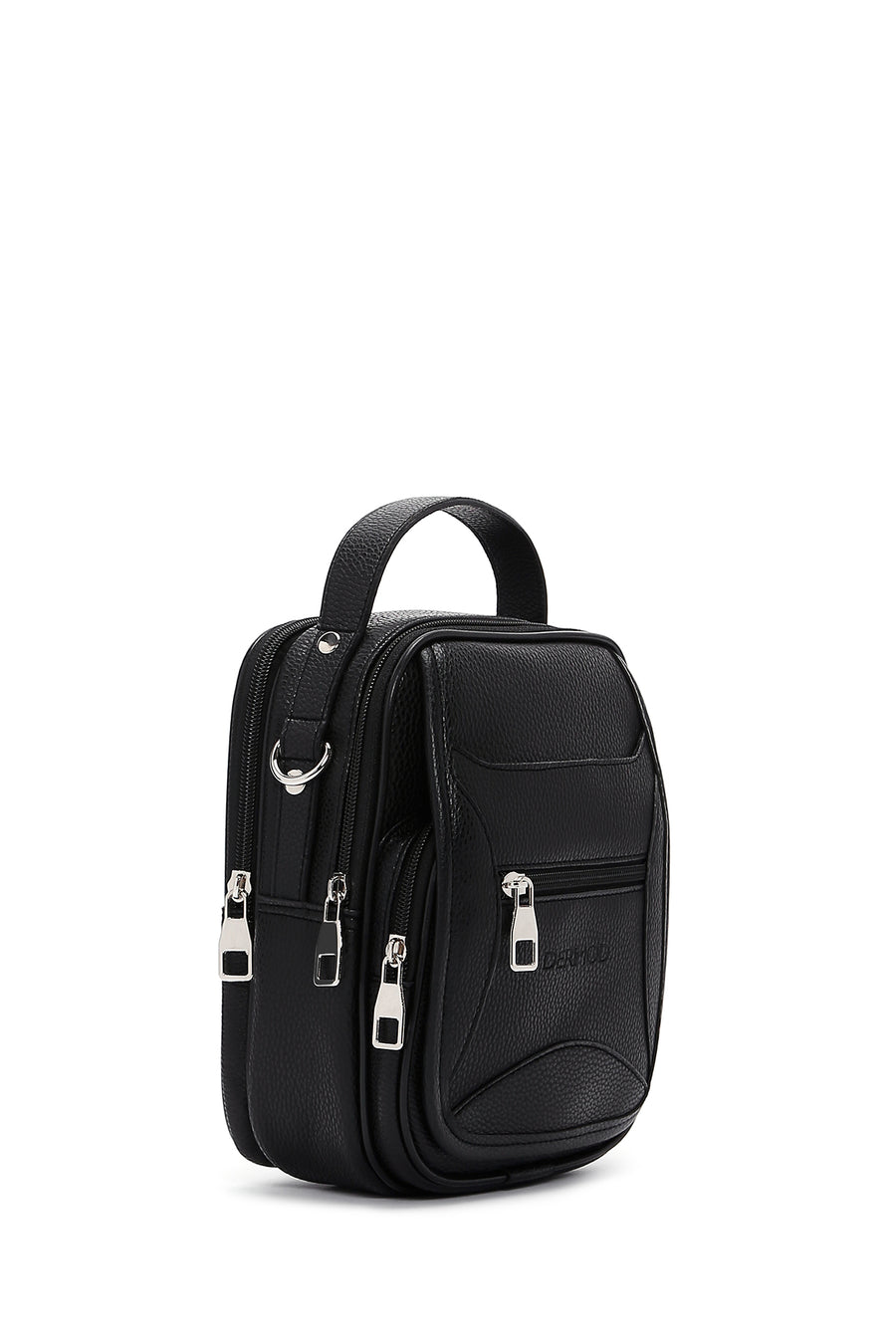 Men's Black Crossbody Bag