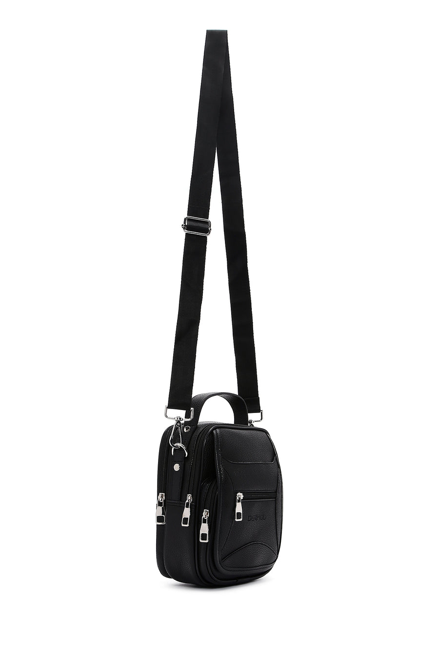 Men's Black Crossbody Bag