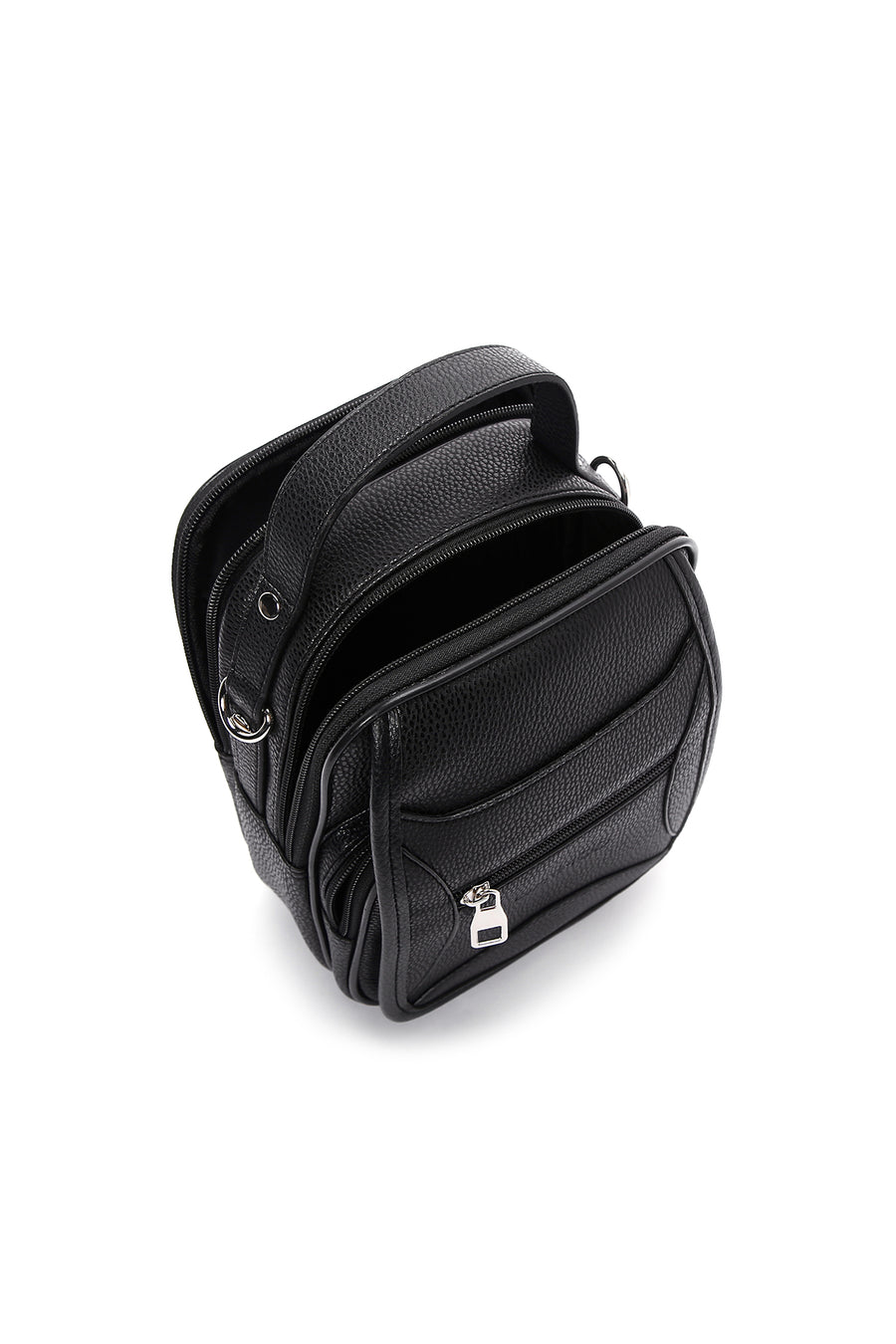 Men's Black Crossbody Bag